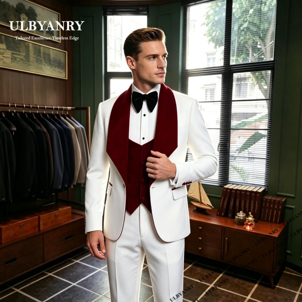 Men'S Grooming Trends - Conjunto de Terno Formal Masculino com
