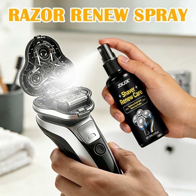 Men'S Grooming Trimmer - Spray de Cuidado para Barbeadores Elétricos