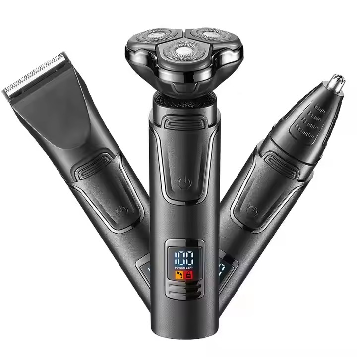 Aparador Elétrico 3 em 1: Barb - Electric Shaver Rotary avaliação e preço