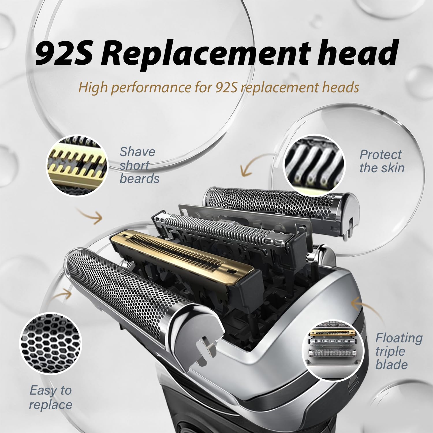 Nova Cabeça de Substituição 92 - Electric Shaver Rotary avaliação e preço