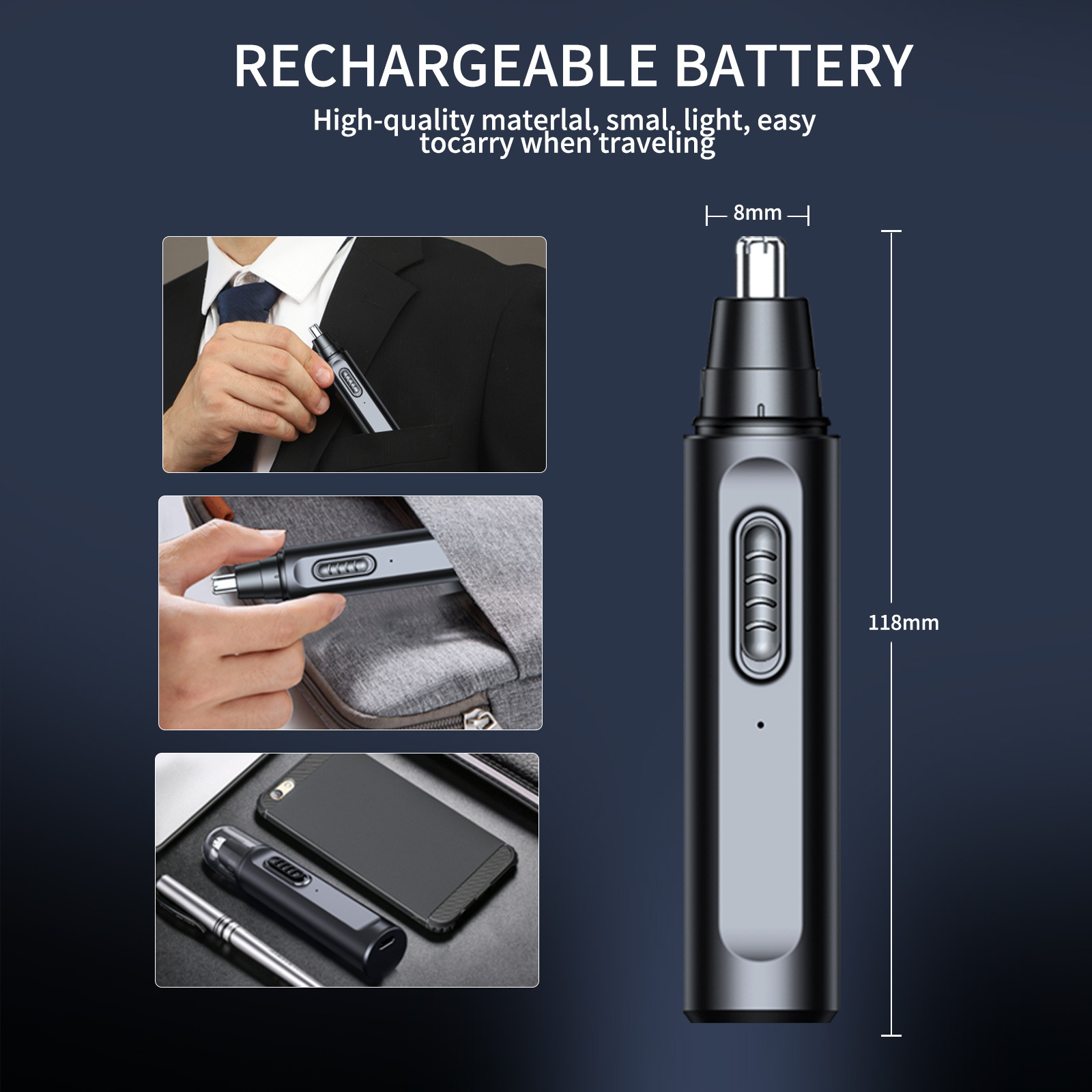 Aparador de pêlos de nariz par - Electric Shaver Rotary avaliação e preço