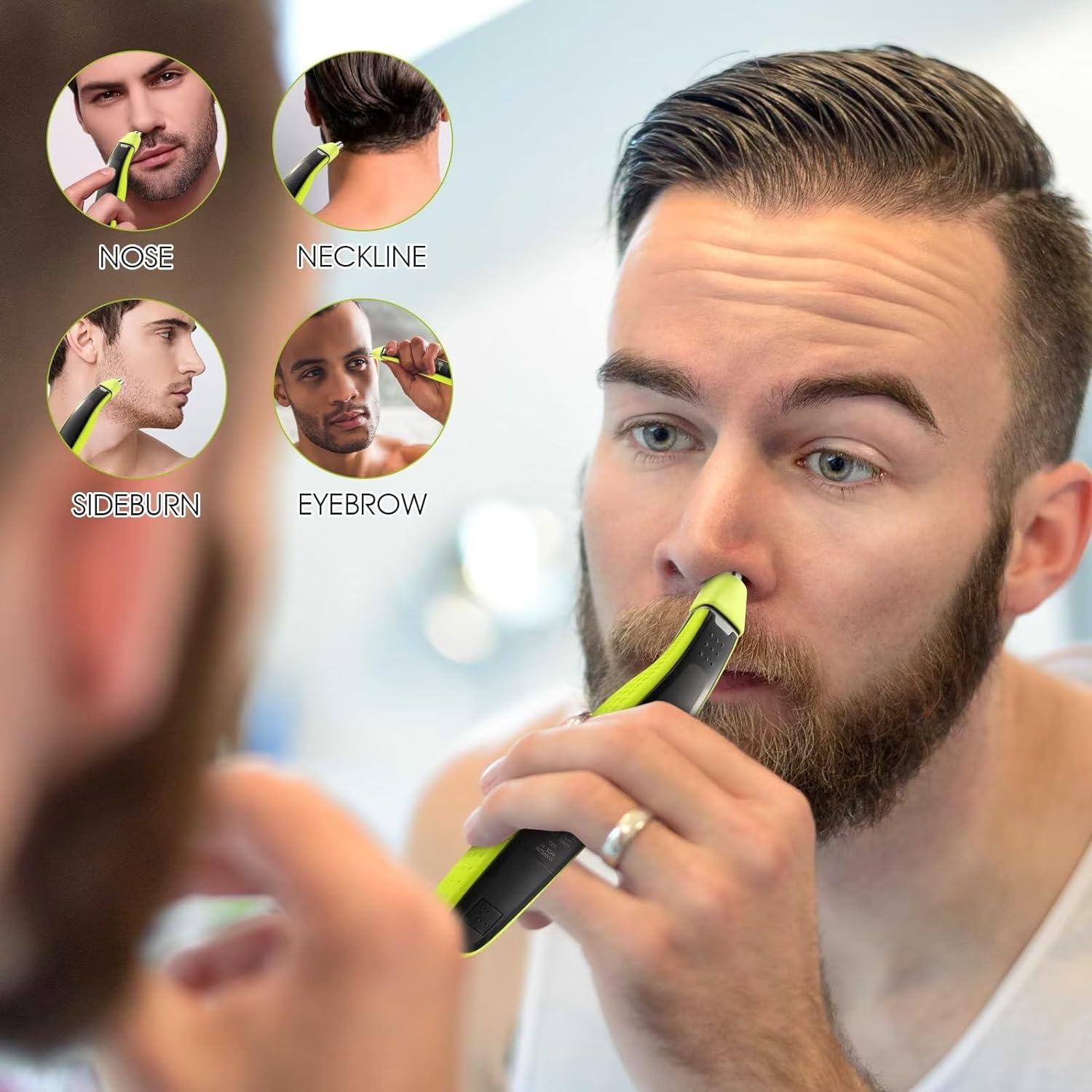 Yuku nariz aparador de pêlos l - Electric Shaver Rotary avaliação e preço