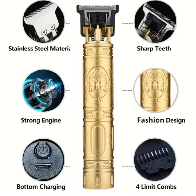 Aparador de Barba Elétrico T9  - Electric Shaver Rotary avaliação e preço