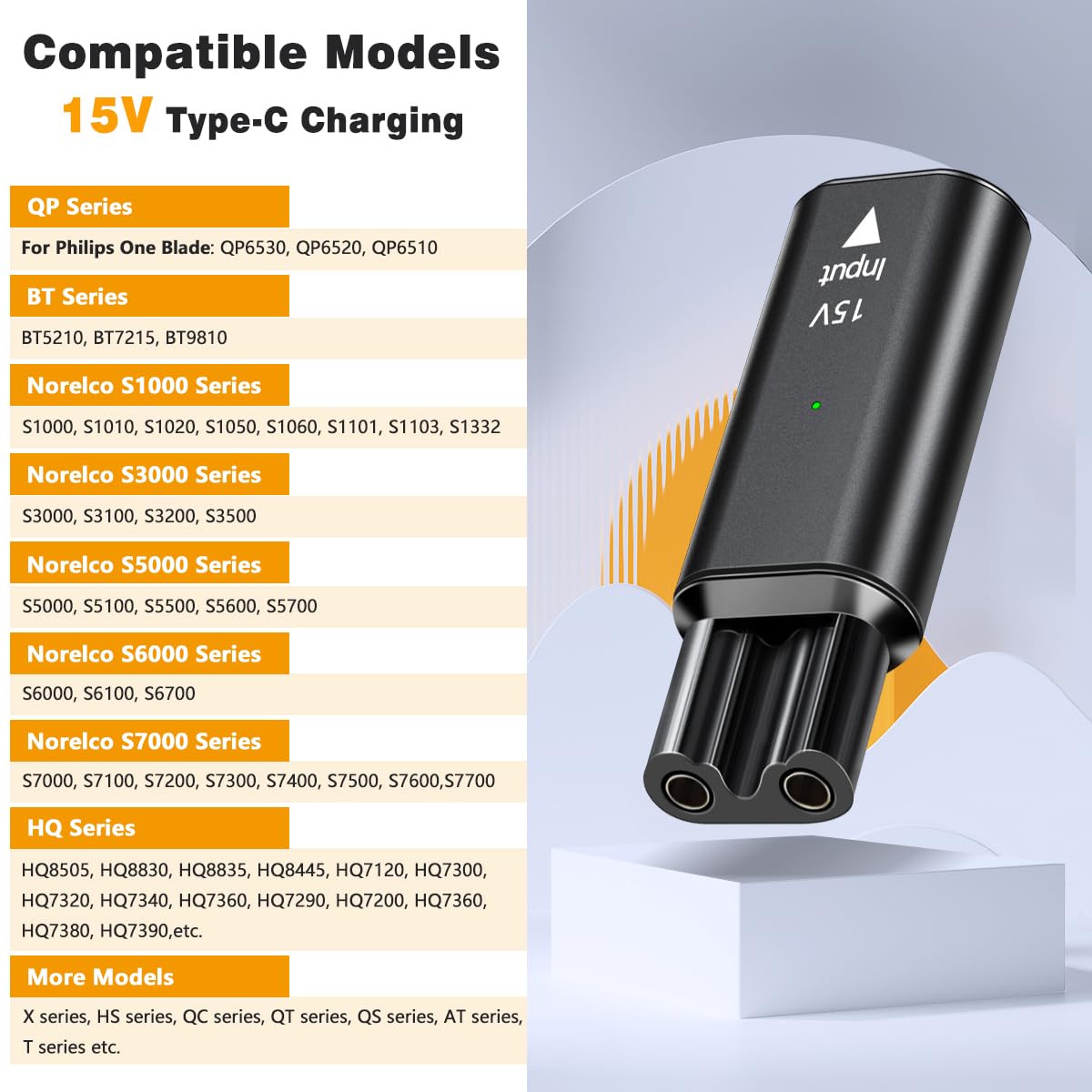 Adaptador de Carregamento Mini - Electric Shaver Rotary avaliação e preço